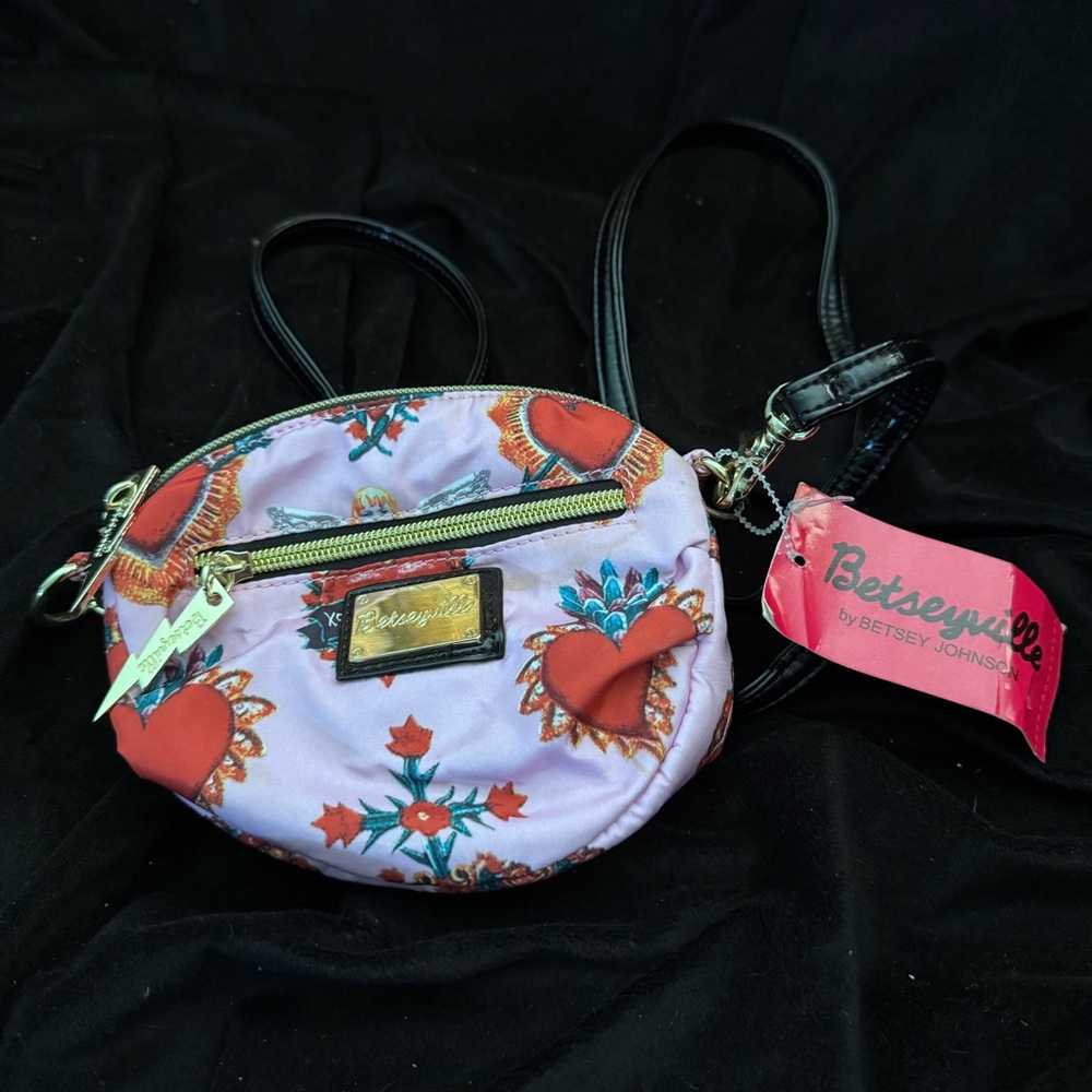 Betsey Johnson rose tattoo-esque crossbody